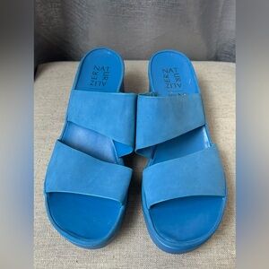 Naturalizer Genn Rally Slide Wedge Sandals Bluewave